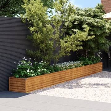 Garden Raised Bed 482x50x36 cm Corten Steel - Durable & Stylish