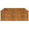 Garden Raised Bed 100x100x36 cm Corten Steel - Durable & Stylish