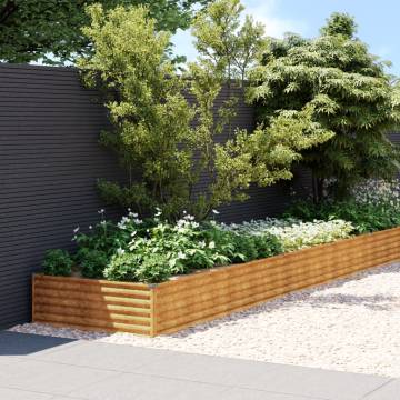 Buy Garden Raised Bed 579x100x36 cm Corten Steel Online