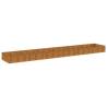 Buy Garden Raised Bed 579x100x36 cm Corten Steel Online