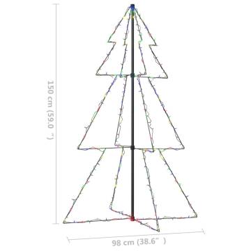 Christmas Cone Tree with 200 LEDs - Indoor & Outdoor Decor