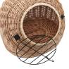 Natural Willow Cat Transporter 50x42x40 cm - Safe & Stylish