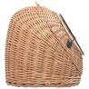 Natural Willow Cat Transporter 50x42x40 cm - Safe & Stylish