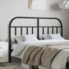 Metal Headboard Black 150 cm Colour black Size 150 cm Quantity in Package 1 