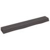 Wall Shelf Dark Brown 80x10x6 cm - Solid Oak Wood Storage