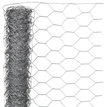 Nature Wire Mesh Hexagonal 1x10 m Galvanised Steel