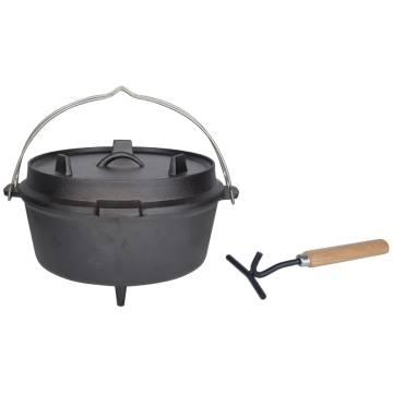 Esschert Design Dutch Oven 6.5L - Sturdy Camping Cookware