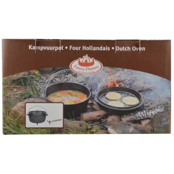 Esschert Design Dutch Oven 6.5L - Sturdy Camping Cookware