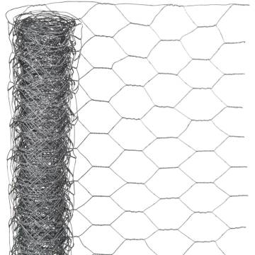 Nature Hexagonal Wire Mesh 0.5x2.5m Galvanised Steel Fencing