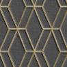 DUTCH WALLCOVERINGS Wallpaper Hexagonal Black and Gold