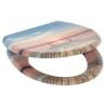 SCHÜTTE Soft-Close Quick Release Toilet Seat - SUNSET SKY