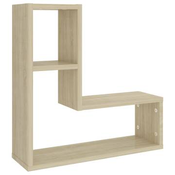 Wall Shelf 2 pcs Sonoma Oak 50x15x50 cm - Stylish Storage