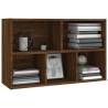 Brown Oak Book Cabinet/Sideboard - 50x25x80 cm