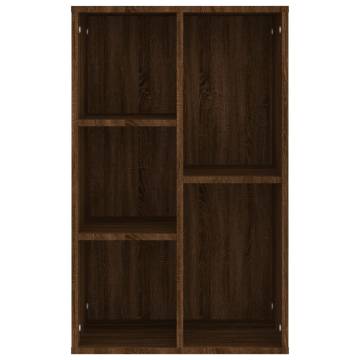 Brown Oak Book Cabinet/Sideboard - 50x25x80 cm