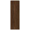 Brown Oak Book Cabinet/Sideboard - 50x25x80 cm