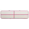 Inflatable Gymnastics Mat 700x100 cm - PVC, Pink with Pump