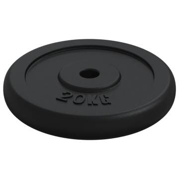 20 kg Cast Iron Weight Plate - Durable & Multi-functional