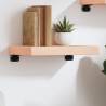 Wall Shelf 40x20x6 cm Untreated Solid Wood Oak Colour natural Size 40 x 20 x 6 cm Quantity in Package 1 Number of Pieces 