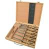 Brüder Mannesmann 7 Piece Wood Carving Tool Set - Durable & Precise