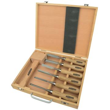 Brüder Mannesmann 7 Piece Wood Carving Tool Set - Durable & Precise