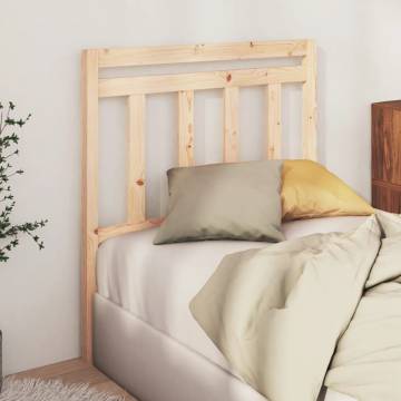 Stylish Solid Pine Bed Headboard | 81x4x100 cm | Hipomarket