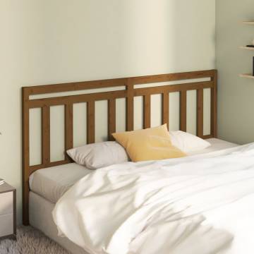 Honey Brown Bed Headboard - Solid Pine | Stylish Design