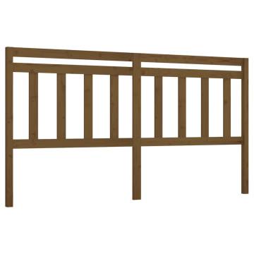 Honey Brown Bed Headboard - Solid Pine | Stylish Design