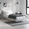 Bed Frame Concrete Grey 75x190 cm Small Single Engineered Wood Colour concrete grey Size 75 x 190 cm 