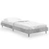 Concrete Grey Bed Frame 75x190 cm | Stylish & Durable Sleep