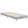 Concrete Grey Bed Frame 75x190 cm | Stylish & Durable Sleep