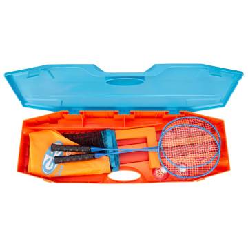 Get & Go Instant Badminton Game Set | Blue & Orange