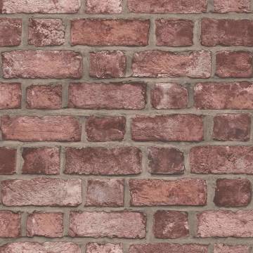 Noordwand Wallpaper Homestyle Brick Wall Red - Stylish Red Design