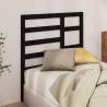 Black Pine Bed Headboard - 81x4x104 cm | Hipomarket UK