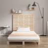 Elegant Solid Wood Pine Wall Headboard - 106x3x91.5 cm