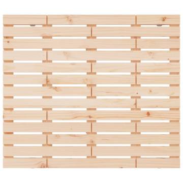 Elegant Solid Wood Pine Wall Headboard - 106x3x91.5 cm