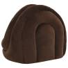 Luxury Cat Bed 50x50x45 cm - Brown and Cream | HipoMarket