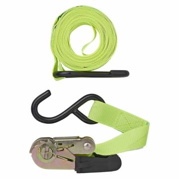 ProPlus Tie Down Strap with Ratchet + Hooks - Set of 4 | Hipo Market