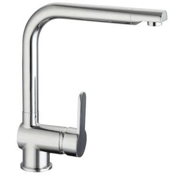 SCHÜTTE RIO Silver Sink Mixer - Durable & Sleek Design