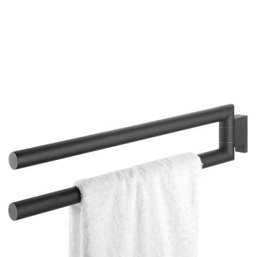 Tiger 2 Arm Towel Rail 'Bold' Matt Black - Stylish & Functional