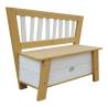 AXI Storage Bench Corky Brown & White - Stylish & Practical