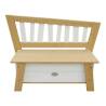 AXI Storage Bench Corky Brown & White - Stylish & Practical