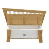 AXI Storage Bench Corky Brown & White - Stylish & Practical