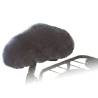 Willex Sheepskin Bicycle Saddle Cover - Dark Grey