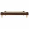 Brown Oak Bed Frame 100x200 cm | Durable & Stylish Design