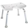 RIDDER Bathroom Stool White - 150 kg Capacity | Hipomarket