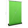 Photography Backdrop Green 95" 4:3 - Durable & Portable