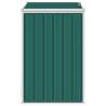 Garbage Bin Shed Green 72x81x121 cm - Durable Steel Storage