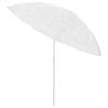 Hawaii Beach Umbrella White 300 cm - UV Protective & Stylish