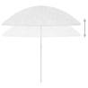 Hawaii Beach Umbrella White 300 cm - UV Protective & Stylish