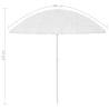 Hawaii Beach Umbrella White 300 cm - UV Protective & Stylish